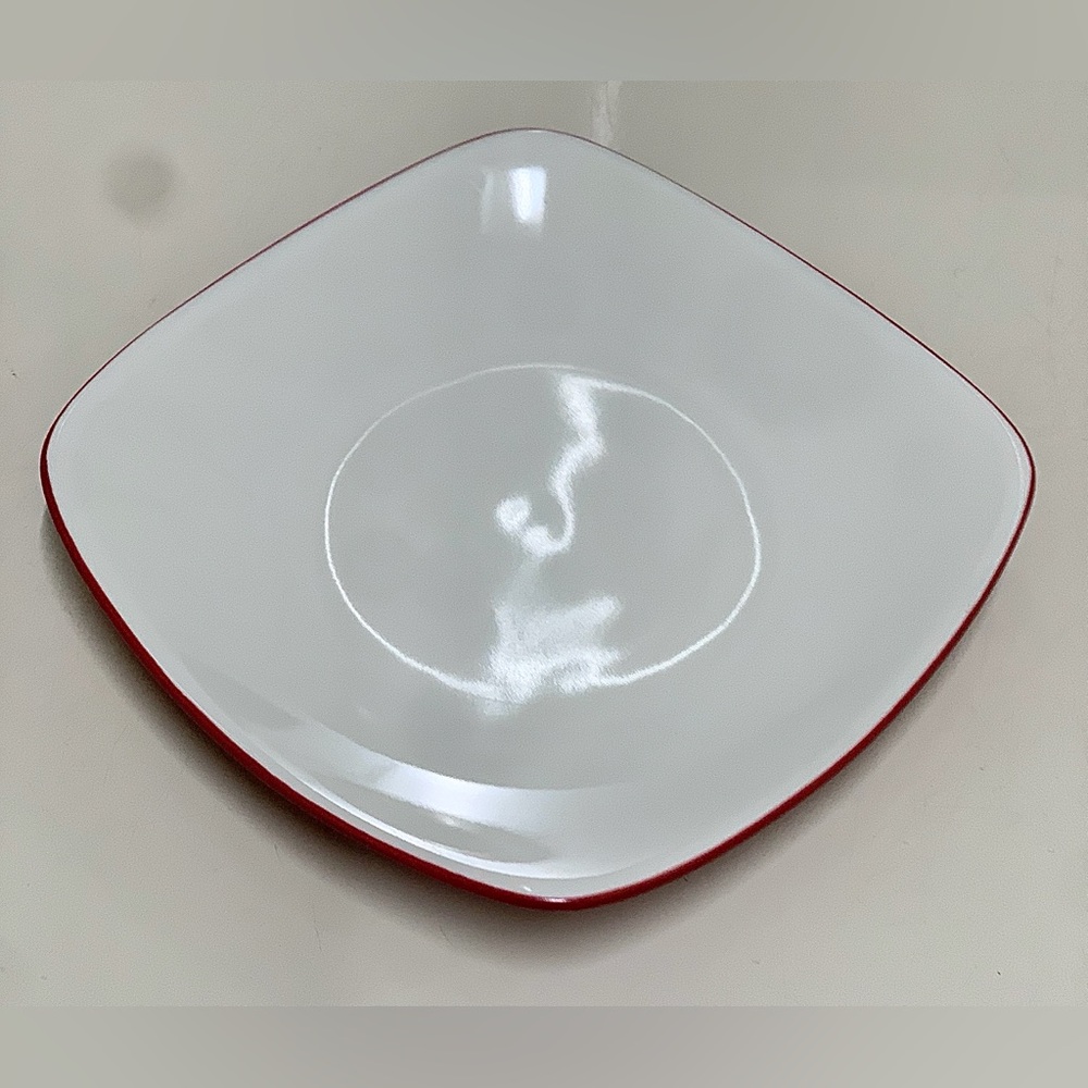 Noritake Raspberry Colorwave Two Tone Square Salad Plate - Picture 7 of 13